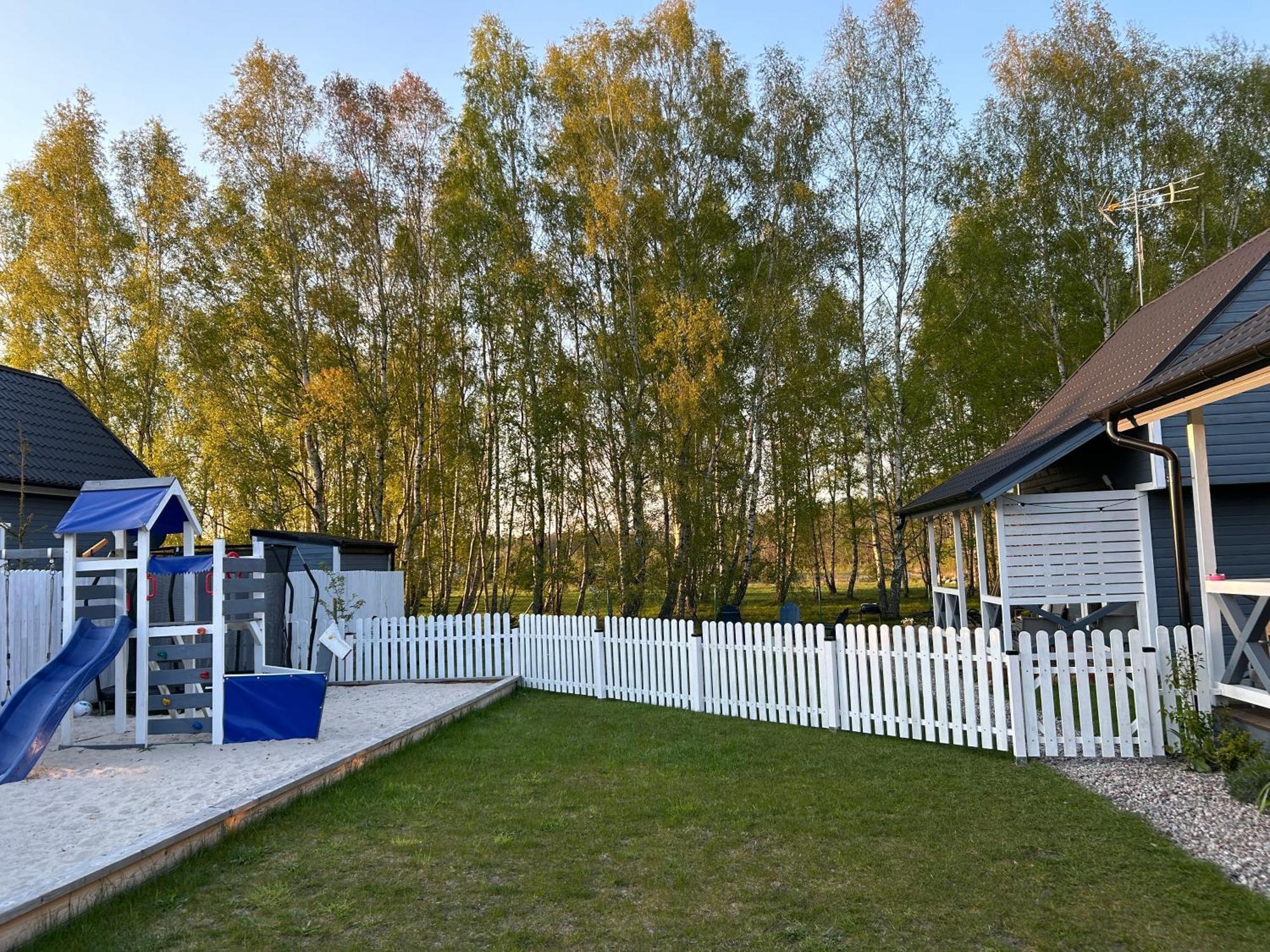Morski Klimat Sasino Domki Z Balia I Kominkiem Bagian luar foto
